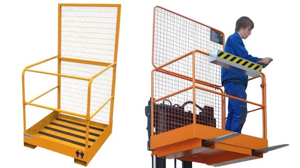 Forklift man working platform cage in Fujairah ? UAE & GCC industries