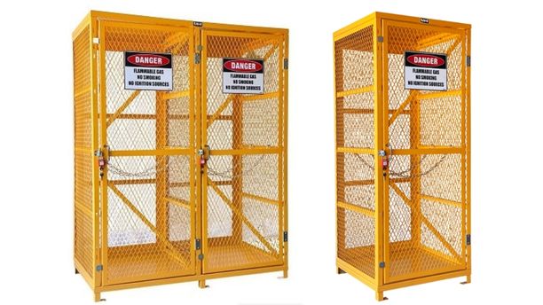 Gas cylinder storage cage for construction sites in Fujairah ? UAE & GCC nations