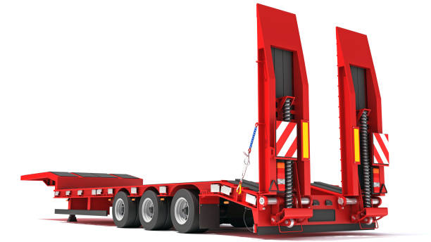 Lowbed semi trailer fabrication for logistics in Dubai & Sharjah ? UAE, Saudi Arabia, Oman