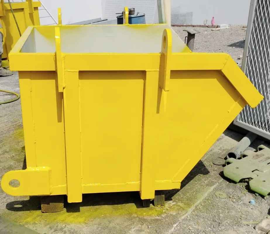 Heavy-duty material skip bucket fabrication project by Dar Al Fann