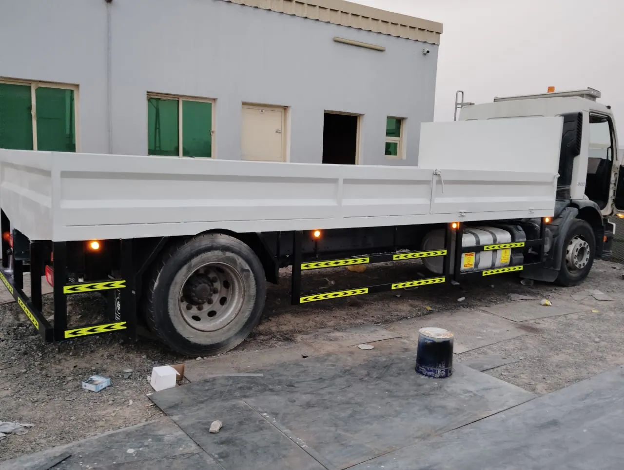 Custom cargo body steel fabrication project by Dar Al Fann