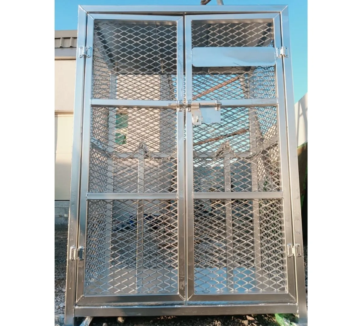 Gas Cylinder Cage custom built for demanding site applications