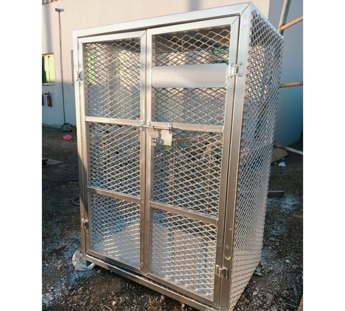 Gas Cylinder Cage prepared for warehouse and logistics operations