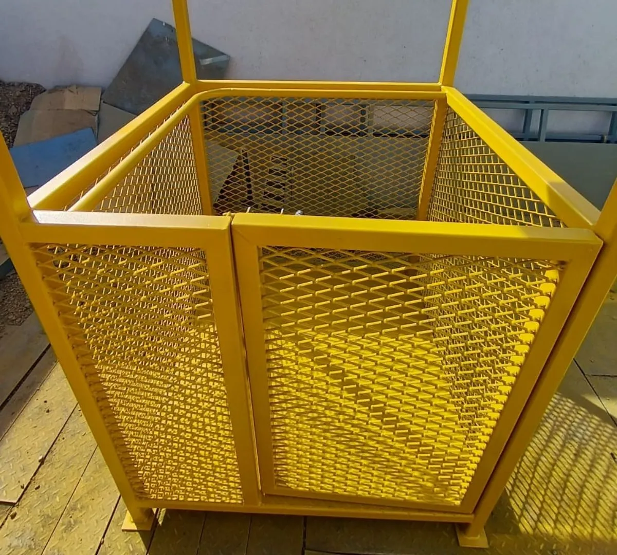 Man Basket manufactured for long-term site durability