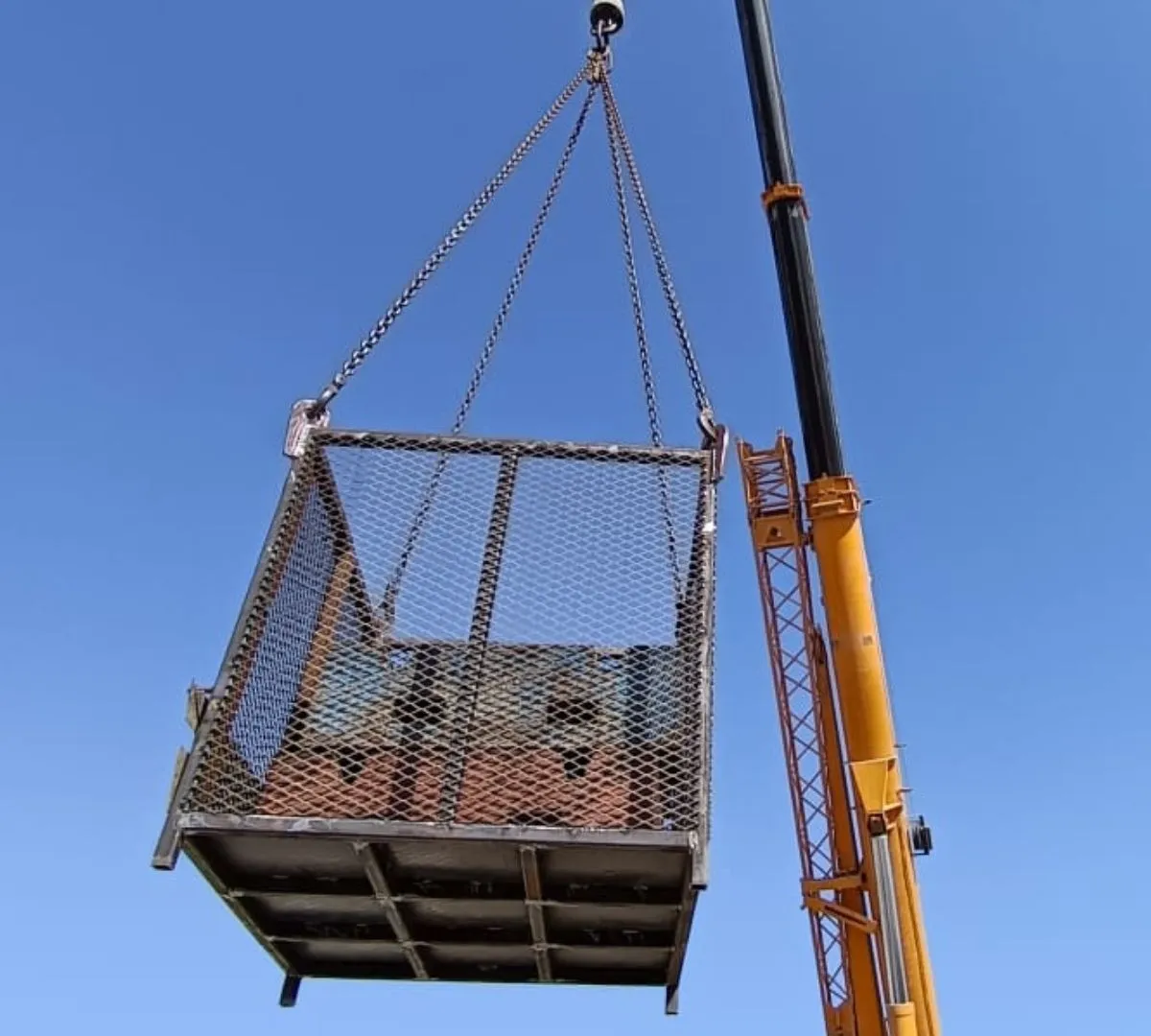 Material Cage manufactured for long-term site durability