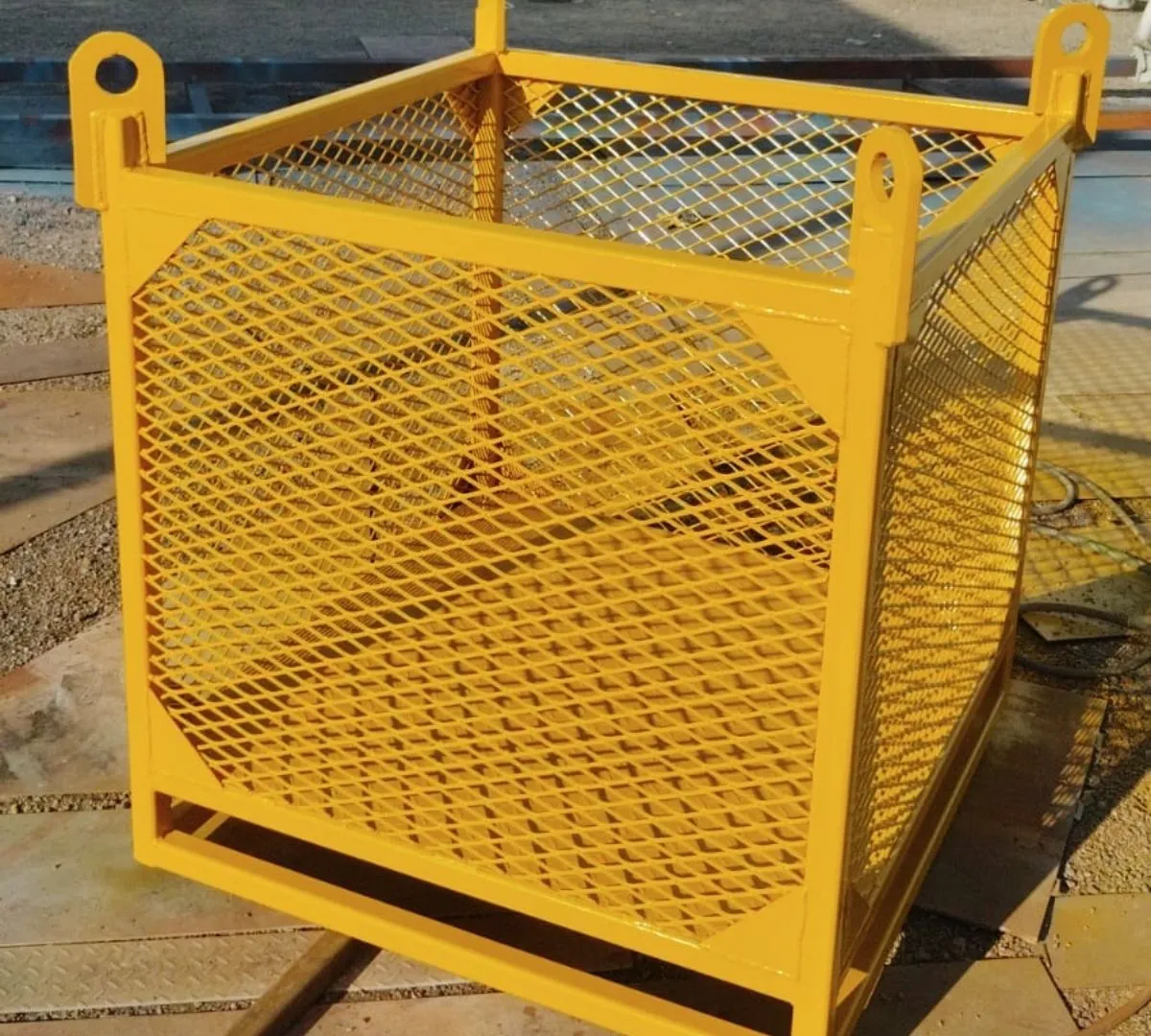 Material Cage fabricated for a construction project in UAE