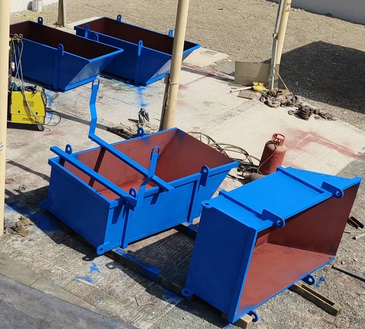 Material Skip Bucket manufactured for long-term site durability