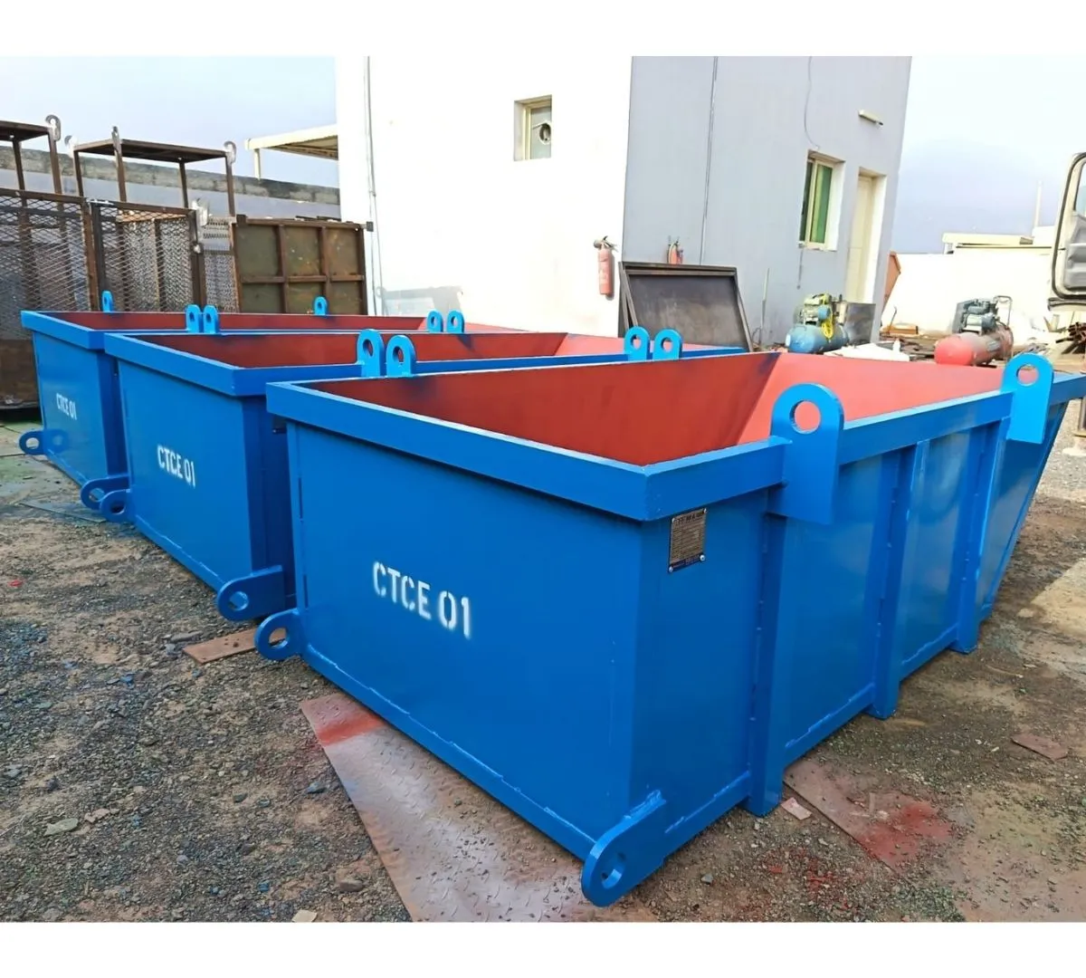 Material Skip Bucket manufactured for long-term site durability