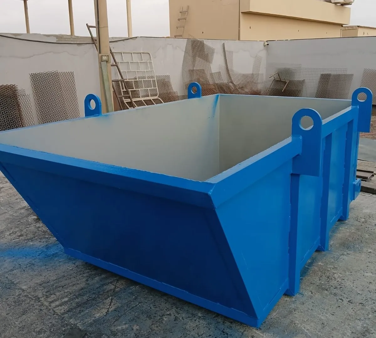 Material Skip Bucket manufactured for industrial material handling operations