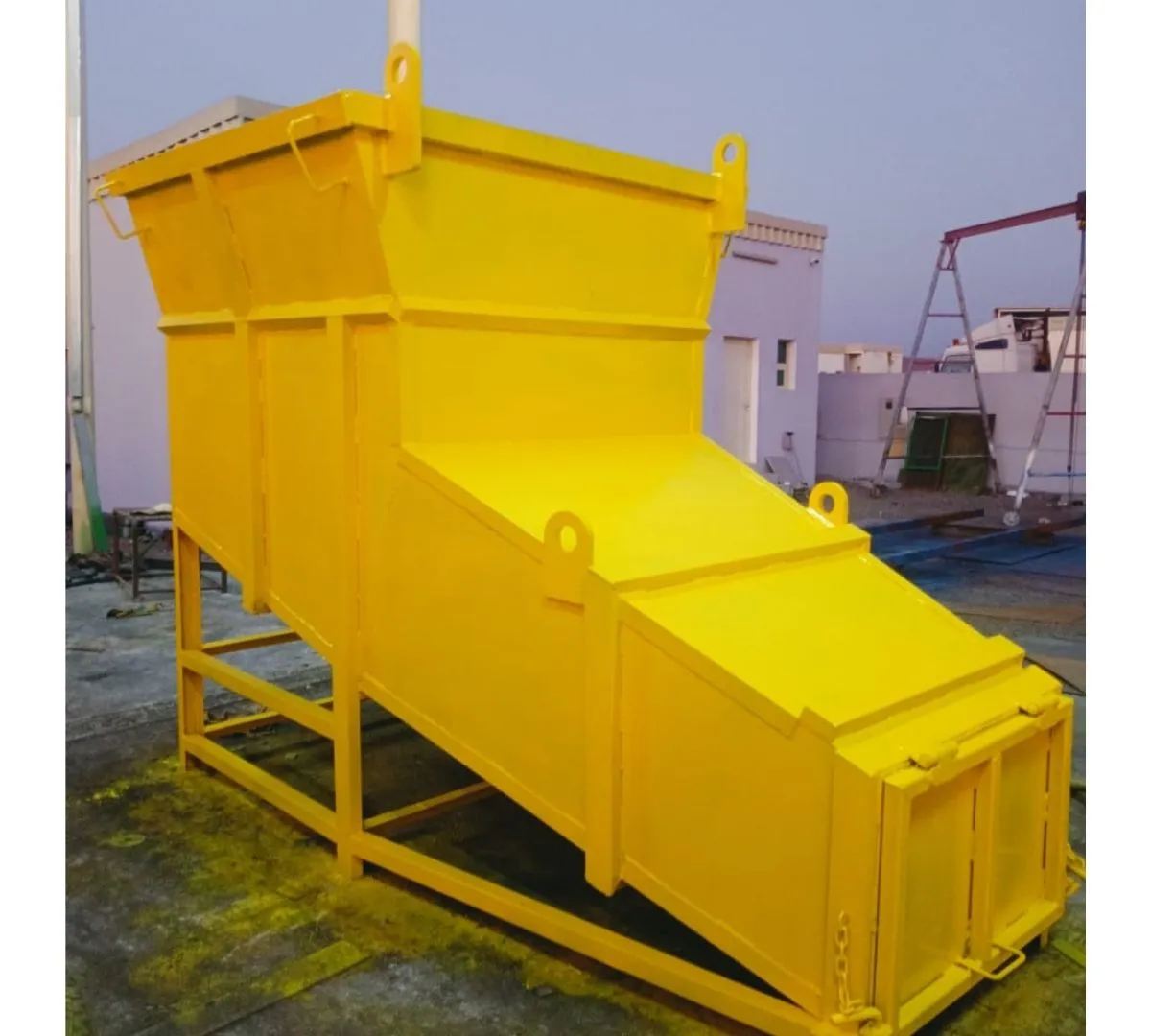 Sand Lifting Bucket fabricated with reinforced steel construction