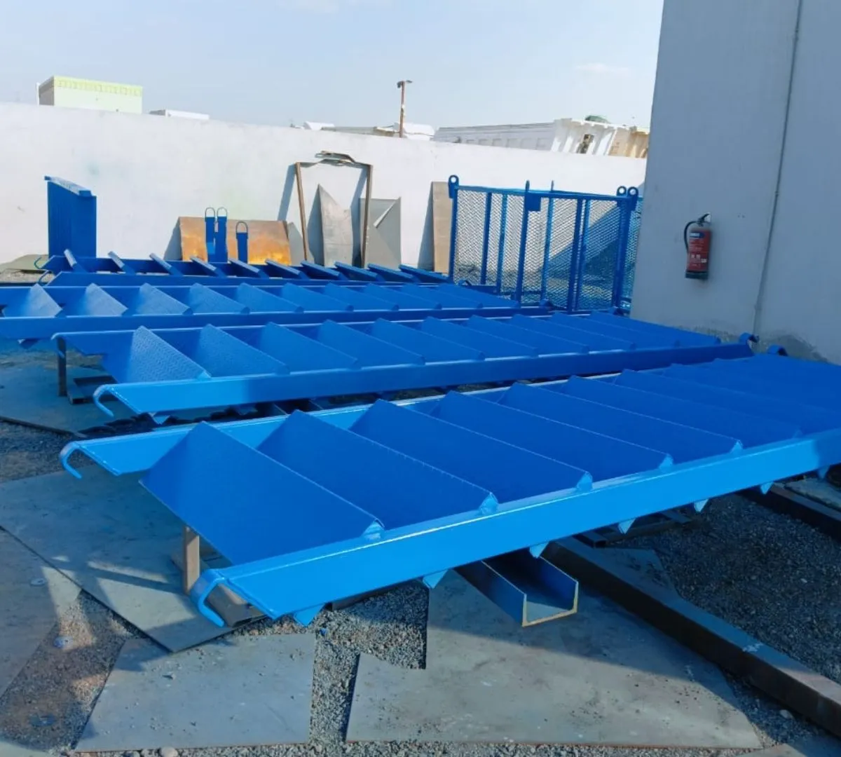 Scaffolding Stairs fabricated with reinforced steel construction