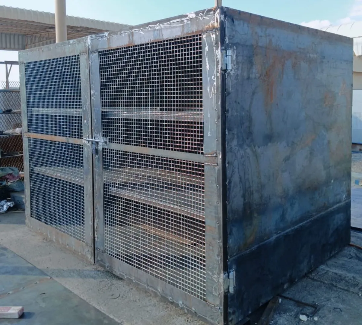 Storage Rack manufactured for long-term site durability